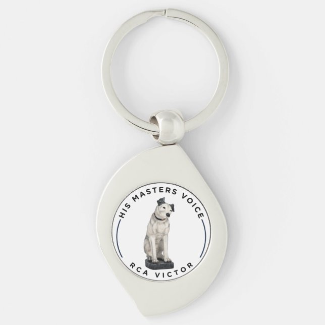 Chaveiro Seu Nipper de Voz Preta e Branco (Frente)