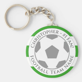 Chaveiro Seu nome e nome da equipe de futebol