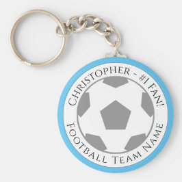 Chaveiro Seu nome e nome da equipe de futebol