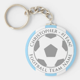 Chaveiro Seu nome e nome da equipe de futebol