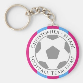 Chaveiro Seu nome e nome da equipe de futebol