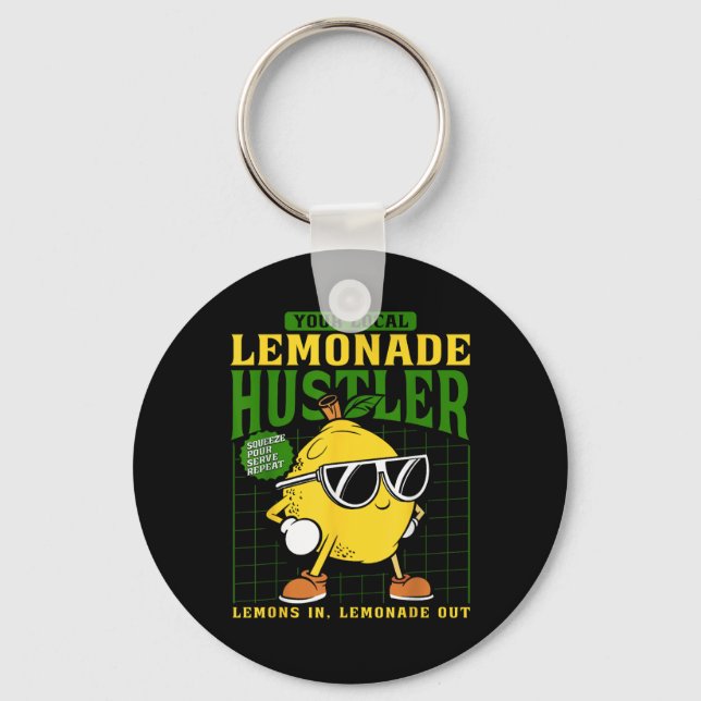Chaveiro Seu Vendedor Local de Limonada Engraçado Chefe de  (Frente)