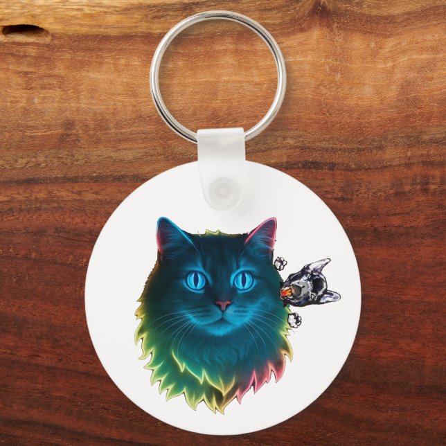 Chaveiro seul com gatos (Frente)