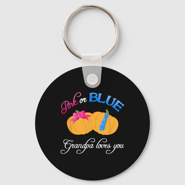 Chaveiro Sexo da Abóbora Revele Que Vovô Te Ama Tema De Que (Frente)