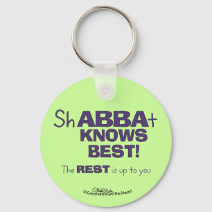 Chaveiro ShABBAt Abba conhece melhor
