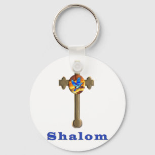 Chaveiro Shalom cross