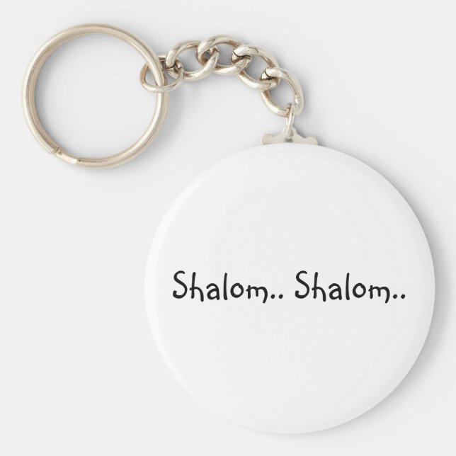 Chaveiro Shalom. Shalom. - Cadeia-chave (Frente)