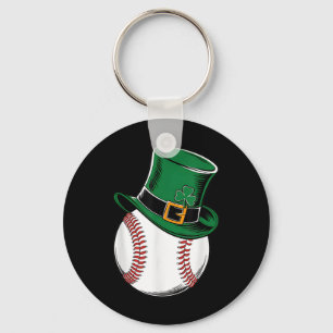 Chaveiro Shamrock de baseball de Dia de São Patrício