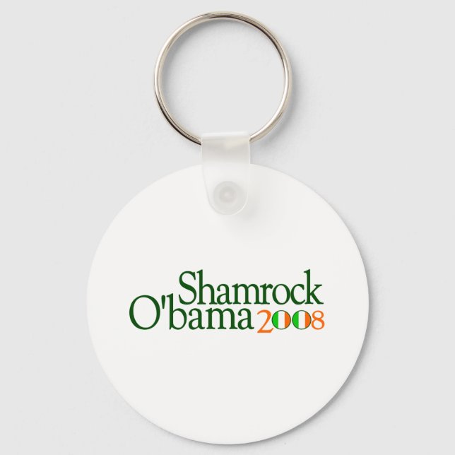 Chaveiro Shamrock Obama 2008 (Frente)