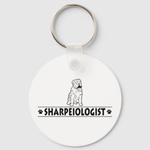Chaveiro Shar-Pei chinês humorístico