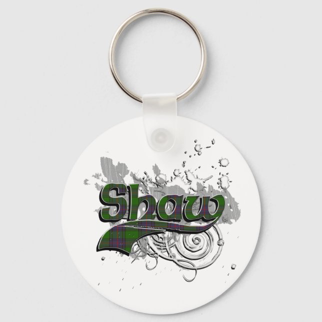 Chaveiro Shaw Tartan Grunge (Frente)