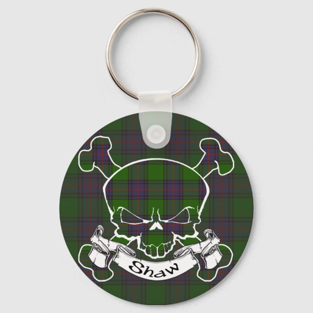 Chaveiro Shaw Tartan Skull (Frente)