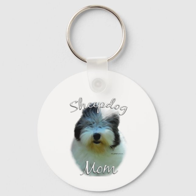 Chaveiro Sheepdog em Inglês Mãe 2 (Frente)