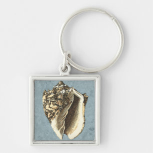 Chaveiro Shell de Conch com Lavagem