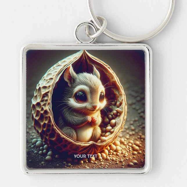 Chaveiro Shell de Dentro do Esquilo Fantasy (Frente)