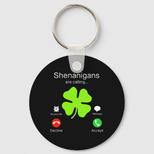 Chaveiro Shenanigans Divertidos Chamam De Irlandês Dia de S