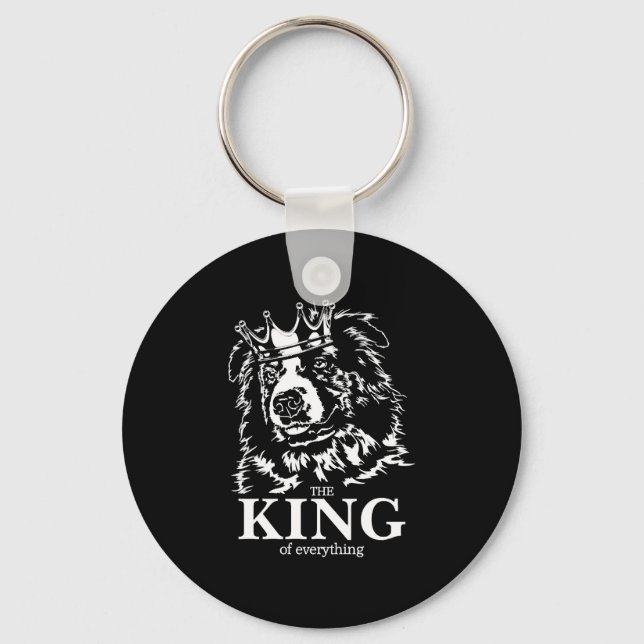 Chaveiro Shepherd King of All dog pai (Frente)