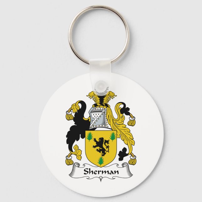 Chaveiro Sherman Family Crest (Frente)