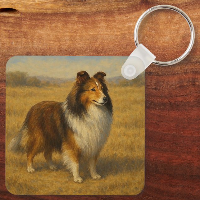 Chaveiro Shetland Sheepdog (Verso)