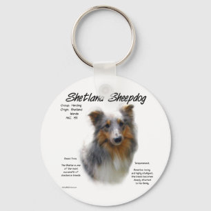 Chaveiro Shetland Sheepdog History Design