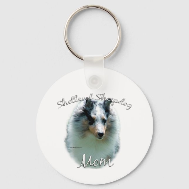 Chaveiro Shetland Sheepdog (Merle) Mãe 2 (Frente)