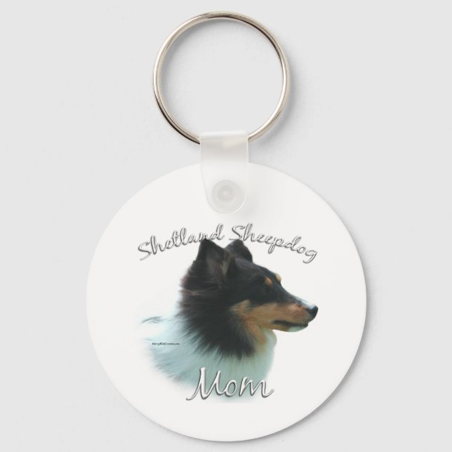 Chaveiro Shetland Sheepdog (tri) Mãe 2 (Frente)