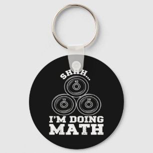 Chaveiro Shhh Fazendo Matemática Treino de Levantamento de 