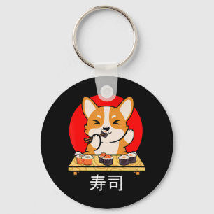 Chaveiro Shiba Inu come Sushi Kawaii Neko Gift Anime