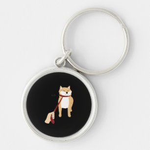 Chaveiro Shiba inu design engraçada para cães não