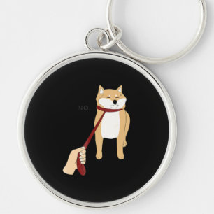 Chaveiro Shiba inu design engraçada para cães não