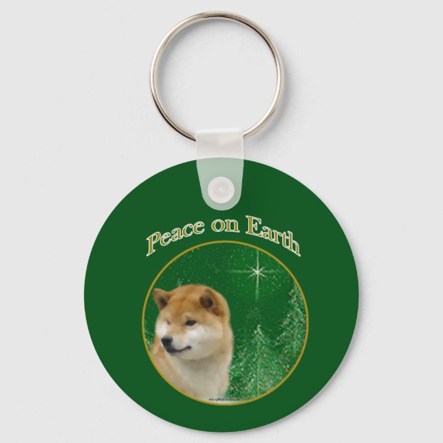 Chaveiro Shiba Inu Peace (Frente)