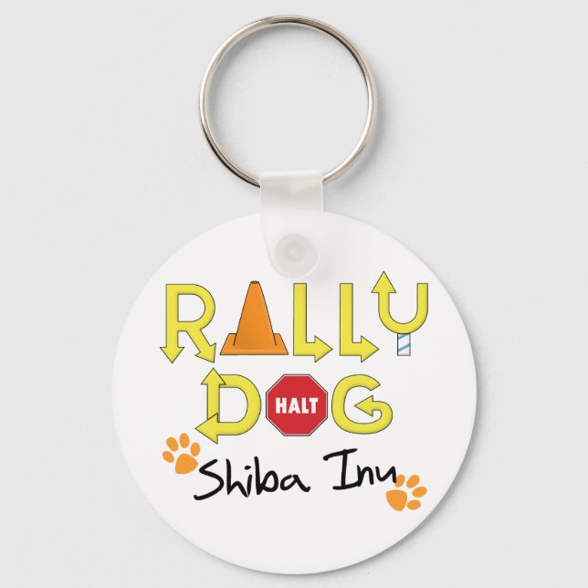 Chaveiro Shiba Inu Rally Dog (Frente)