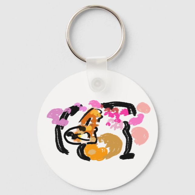 Chaveiro Shiba Inu vento fresco  (Frente)