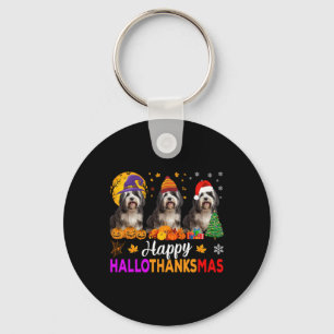 Chaveiro Shih Tzu Dog Halloween Natal Hallothanksmas 1