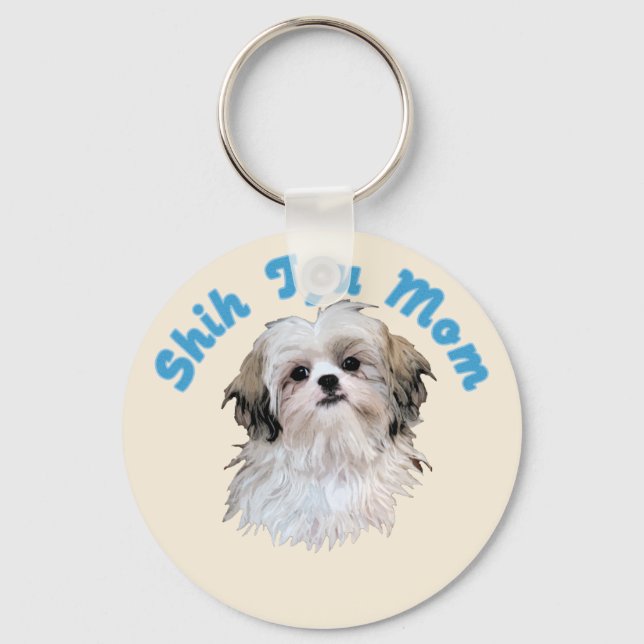 Chaveiro Shih Tzu Mãe (Frente)