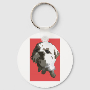Chaveiro Shih Tzu (vermelho)