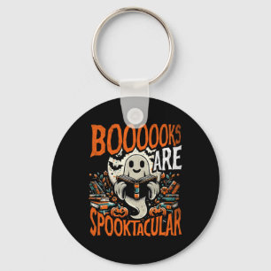 Chaveiro Shirt Book de Halloween - Fantasma Design de Lover