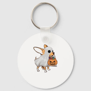 Chaveiro Shirt Chihuahua Ghost Pumpkin Halloween