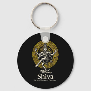 Chaveiro Shiva Criador Preservador Destruidor Nataraja Hind