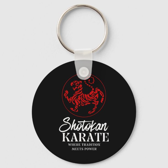 Chaveiro Shotokan Karate Onde A Tradição Conhece O Poder (Frente)