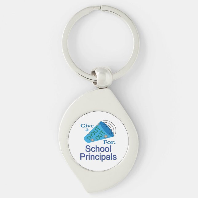 Chaveiro Shout for School Principals (Frente)