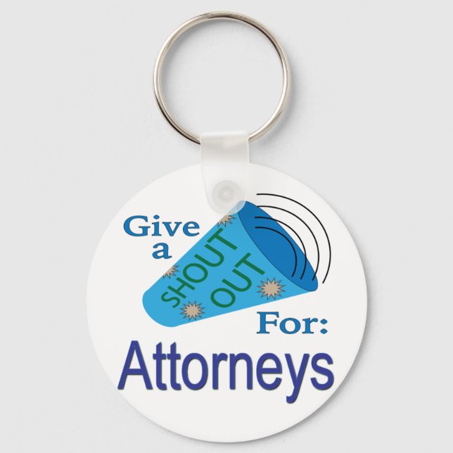 Chaveiro Shout Out for Attorney (Frente)