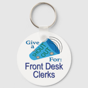 Chaveiro Shout Out for Front Desk Clerks