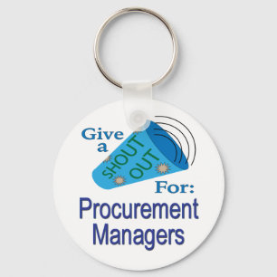 Chaveiro Shout Out for Procurement Managers
