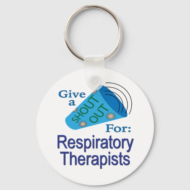 Chaveiro Shout Out for Respiratory Therapists (Frente)