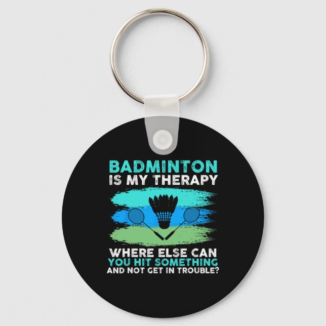 Chaveiro Shuttle Badminton (Frente)