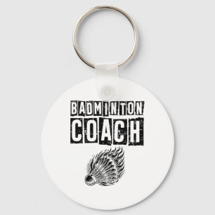 Chaveiro Shuttle Jogador de Badminton com preguiça
