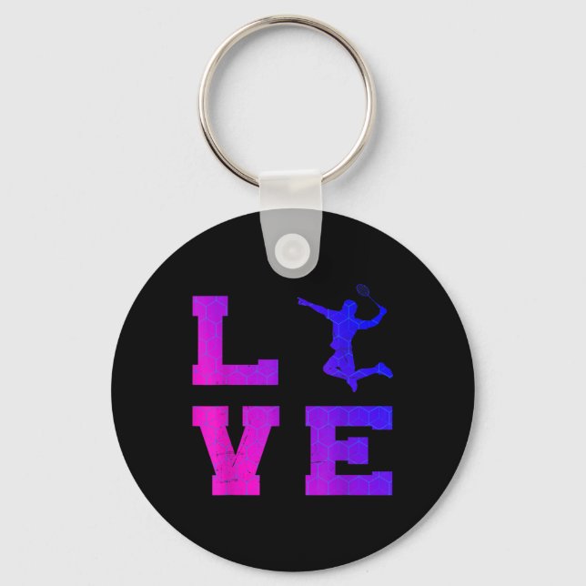 Chaveiro Shuttle Squash Womens Badminton Mens (Frente)
