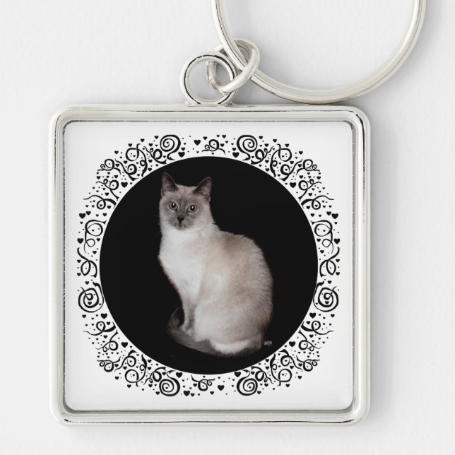 Chaveiro Siamese Cat (Frente)