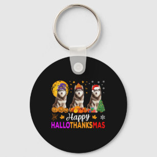 Chaveiro Siberian Husky Dog Halloween HalloObrigado